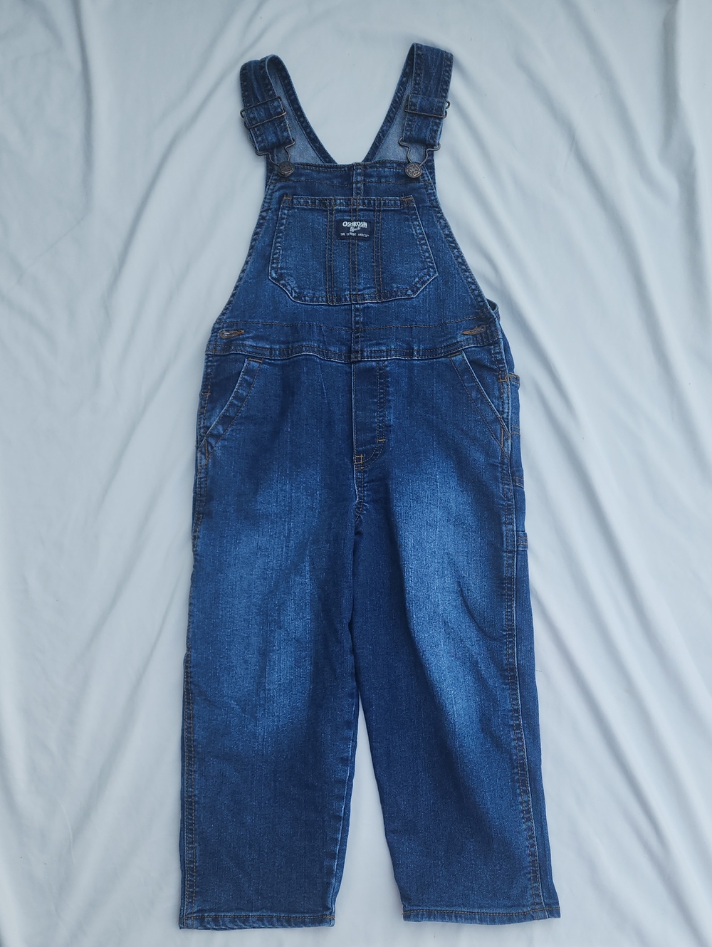 Osh Kosh Bgosh Size 5t Dark Wash Denim Overalls